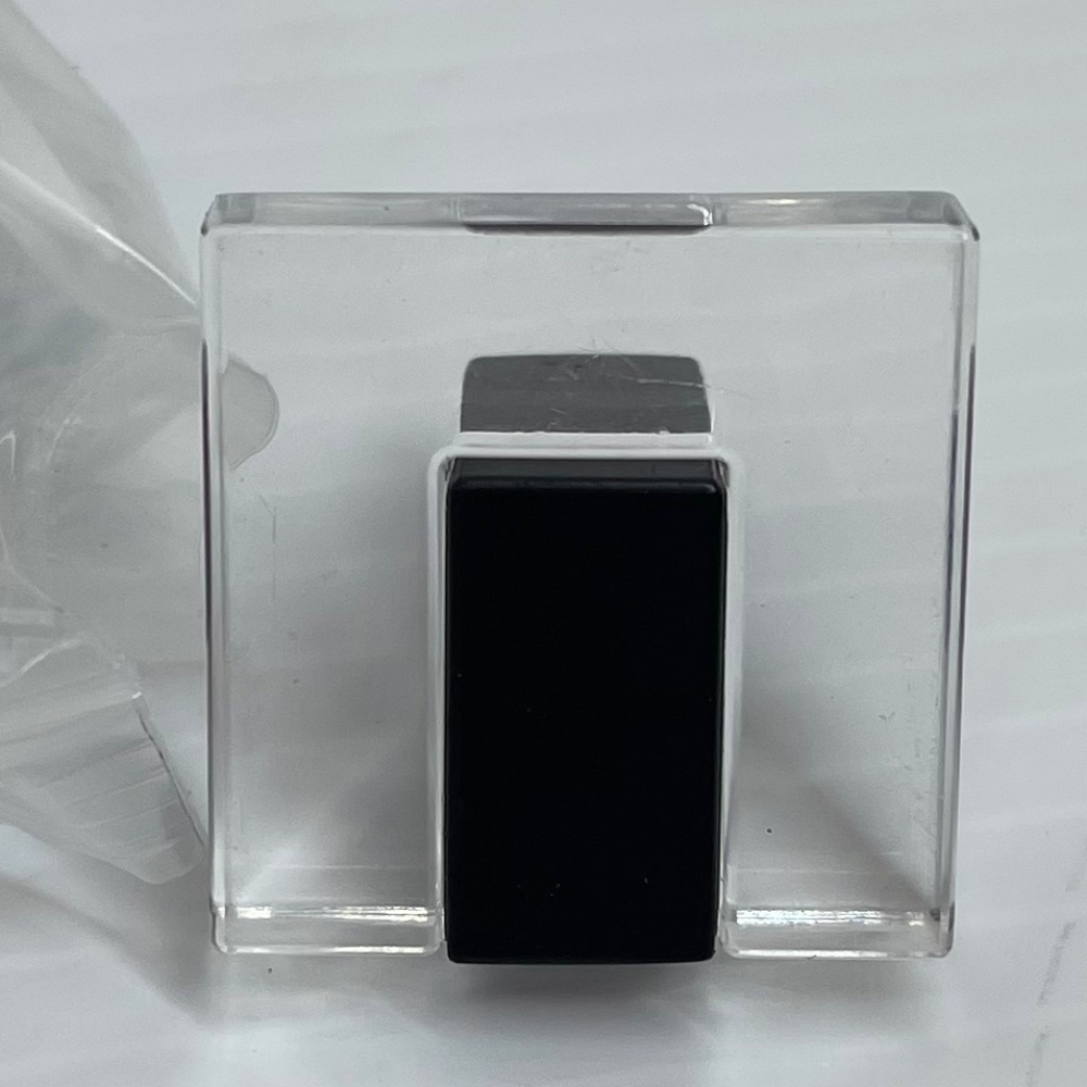 Brainerd Square Mod Knobs Flat Black and Clear Set of 12